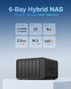 Picture of TERRAMASTER F6-424 NAS Storage 6Bay - N95 Quad-Core CPU, 8GB DDR5 RAM, Dual 2.5GbE Ports, Network Attached Storage with High Performance (Diskless)