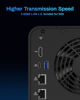 Picture of TERRAMASTER F6-424 NAS Storage 6Bay - N95 Quad-Core CPU, 8GB DDR5 RAM, Dual 2.5GbE Ports, Network Attached Storage with High Performance (Diskless)