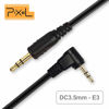 Picture of PIXEL TW-283 Remote Release Cable 3.5mm-E3 Camera Shutter Remote Cable Connection Cable for Canon R6,XT, XTi, XS, XSi, T1i, T2, T2i, T3, T3i, T4, T4i, T5, T5i, T6, T6i