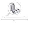 Picture of Ciyebst Cable Tethers 30 Pack with Crimping Tool (12 Inches, White Color), Adjustable Security Cable Look, Universal DIY Adapter Tethering Ties Kit for Computer Cord, Pre-Assembled, Tamper-Resistant