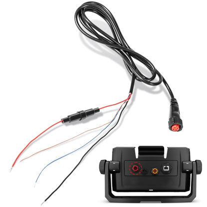 Picture of yourour [Upgraded Version] 010-12445-00 Power/Data Cable Threaded 4-Pin Fits for Garmin echoMAP Chirp,ECHOMAP Plus UHD,GPSMAP,Panoptix Upgrade