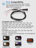 Picture of yourour [Upgraded Version] 010-12445-00 Power/Data Cable Threaded 4-Pin Fits for Garmin echoMAP Chirp,ECHOMAP Plus UHD,GPSMAP,Panoptix Upgrade