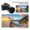 Picture of (1+1) Lens Hood for Canon R50 R100 Dual Lens Kit (RF-S 18-45mm F4.5-6.3 is STM and RF-S 55-210mm F5-7.1 is STM) Replaces ET-60B and EW-53 Lens Hood