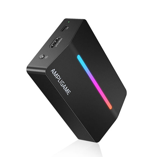 Picture of Fifine AmpliGame Video Capture Card, USB Audio Video Capture Card HD 1080 60fps for Gaming, Live Streaming, 4K HDMI Capture Card Compatible with PS4/Windows/Mac OS/Switch/Xbox-V3