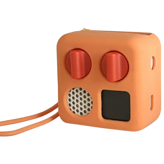 Picture of Silicone Cover for Yoto Mini Player, Protective Sleeve Case Compatible with Audio Music Player (Orange)
