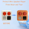 Picture of Silicone Cover for Yoto Mini Player, Protective Sleeve Case Compatible with Audio Music Player (Orange)