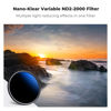 Picture of K&F Concept 82mm Variable ND2-2000 (1-11 Stops) ND Camera Lens Filter-18 Multi-Coated Adjustable Neutral Density Filter with 3 Vacuum Cleaning Cloths (K-Series)