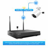 Picture of Maysly Home Security Camera System Wireless, 8CH 1080P Surveillance NVR Kits with 4pcs 2.0MP Cameras Outdoor & Indoor with 65ft Night Vision, 1TB HDD, Audio & Video, Plug & Play