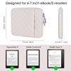 Picture of 6-7 Inch Sleeve Case Bag for eReader, eBook, Kindle Paperwhite, Oasis 7 Tablet Protective Cover Pouch (Off-White)