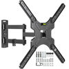 Picture of Full Motion TV Wall Mount for Most 26-55 Inch TVs, Corner Wall Mount TV Bracket with Tilt Swivel and Articulating, Single Stud Center Design Fits Flat/Curved TVs, Max VESA 400x400mm Up to 77 lbs