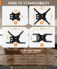 Picture of Full Motion TV Wall Mount for Most 26-55 Inch TVs, Corner Wall Mount TV Bracket with Tilt Swivel and Articulating, Single Stud Center Design Fits Flat/Curved TVs, Max VESA 400x400mm Up to 77 lbs