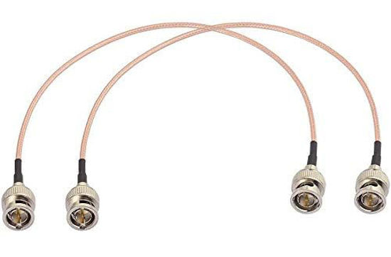 Picture of Superbat 3G HD SDI Cable BNC Cable 1ft 30cm 75 ohm for Cameras BMCC Video Equipment Supports HD-SDI 3G-SDI 4K 8K SDI Video Cable (Straight,2Pcs)
