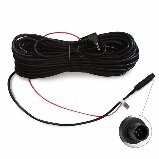 Picture of WOLFBOX 50Feet Rear Camera Longer Replacement Cable for i17 / i07 / G840S /G840H / G930 / G850 / G900 / G900PRO / G850PRO Mirror Dash Cam
