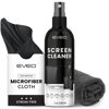 Picture of Screen Cleaner Spray and Wipe - TV screen cleaner spray and 2 Microfiber cloths, Computer Screen Cleaner, TV screen cleaner for Smart TV & Monitor, Laptop, MacBook, iPad and Electronic Devices - (2oz)