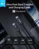 Picture of Anker Prime Thunderbolt 4 Cable, 3.3 ft USB C to USB C Cable, 240W Charging, 40Gbps Data Transfer, Supports 8K/4K Displays, for iPhone 16 Series, MacBook Air, iPad, Samsung (Thunderbolt 4-Certified)