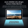 Picture of VILTROX DC-X3 Touchscreen FHD IPS Camera Monitor, 2000 nits 4K SDI HDMI in/Out Video Field Monitor Kit with Sunshade Hood, 3D LUT, Waveform, Histogram & Vectorscope Tools, Black