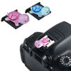 Picture of Camera Hot Shoe Cover, Cute Hot Shoe Cap, Hot Shoe Protector Compatible with Sony Fujifilm Fuji Canon Nikon Pentax Leical Panasonic (Blue & Purple Tortoise)