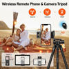 Picture of JOILCAN Camera Tripod, 68" Tablet Tripod Stand for Phone Cameras, Travel Tripod Compatible with iPad iPhone DSLR SLR Projector, Cell Phone Tripod Stand with Remote/Travel Bag / 2 in 1 Mount