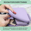 Picture of Strapsicle Silicone Clutch for Kindle & E-Readers - Multi-Purpose Bag for Phone, Wallet & Keys - Fits 6'' Kindles, Kobos, Nook, 6.8" Paperwhite, iPad Mini 6 - Anti-Dust Coating - Candy Pink
