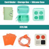 Picture of YouKnow Hard Case and Silicone Cover for Yoto Mini Player, Kids Audio Music Accessory with Card Case Holder for up to 20 Cards (Green)