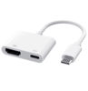 Picture of AIRSKY USB C to HDMI Adapter for iPhone 15/16 to TV, Type C Digital AV HDMI Adapter with 100W Fast Charging and 4K@60Hz HDMI Converter, Compatible with iPhone15 iPhone16 MacBook Ipad