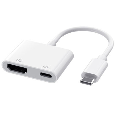 Picture of AIRSKY USB C to HDMI Adapter for iPhone 15/16 to TV, Type C Digital AV HDMI Adapter with 100W Fast Charging and 4K@60Hz HDMI Converter, Compatible with iPhone15 iPhone16 MacBook Ipad
