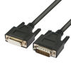 Picture of RIIEYOCA DB15 Male to Female Serial Cable, Male to Female 15 Pin Gold Plated Connecter Straight Through Cord, for Data Communication 0.5M（Black）