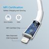 Picture of 20W USB C Fast Charger 10 FT [MFi Certified] Compatible with iPhone 14 13 12 11 XS XR X 8 iPad, 3 Pack PD Wall Charger Block with 10FT Long Type C Lightning Cable (White)