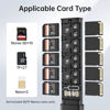 Picture of BUDI Pop-up Design 30 Slots Memory Card Case Crush & Shockproof Wallet for 27 Micro SD SDXC SDHC TF Cards and 6 Cards/Micro SDHC/Micro Holder Organizer,Case Storage