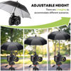 Picture of Generic Large Camera Umbrella Hot Shoe for Rain Sun 19inch, DSLR Camera Rain Cover Shade, Protector for Canon, Sony, Nikon, Fuji, Olympus, Ajustable Height & Angle, Black, H37-FBA