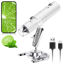 Picture of Wireless Digital Microscope, Skybasic 50X-1000X Magnification WiFi Pocket Handheld Microscopes with Stand HD USB Microscope Camera Compatible with iPhone Android iPad Windows Mac Computer (White)
