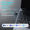 Picture of Hakimonoe Upgraded USB Bluetooth 5.4 Adapter for PC, Wireless USB Dongle for Laptop Desktop Windows 11 10 8.1 7, Plug n Play Bluetooth Headphones Headset Speaker Mouse Keyboard Printer Controller