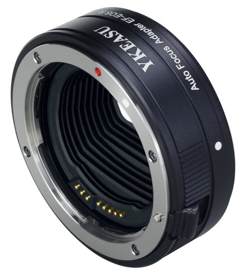 Picture of EF-EOS R Lens Mount Adapter Compatible with Canon EF/EF-S Series Lens and EOS R, RP, R3, R5, R6, R6 Mark II, R7, R8, R10, R50, R100 Cameras