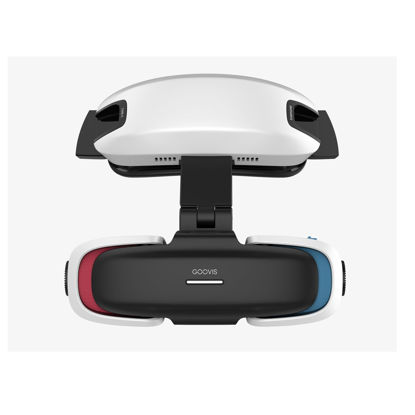 Picture of GOOVIS Art HMD Your Favorite Extended 3D Viewer for Multi-Tasking with Widest IPD Adjustment Ultra-Wide Open View Design|Sharp Edge,No Glare|Streaming|Gaming|Smartphone|FPV|Photography|Tablet (White)