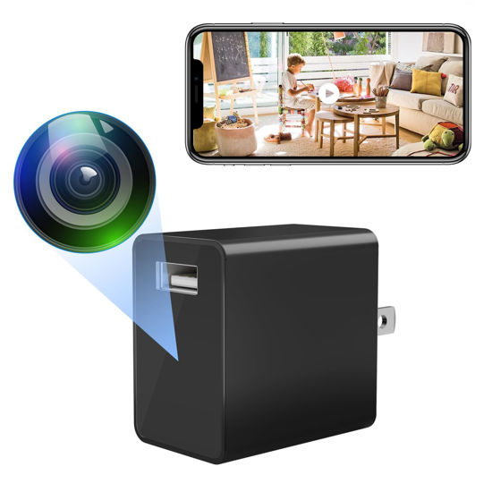 Picture of DuboCam USB Charger Camera - WiFi Small Camera - Full HD 1080P Mini Wireless Nanny Cam - 140 Degree Wide Angle for Discreet Indoor Security