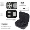 Picture of Flyekist Carrying Case for DJI Neo-Portable PU Protective Storage Bag with YKK Zipper for DJI Neo Fly More Combo,RC-N3 Remote Controller, Neo Intelligent Flight Battery & Aceessories-Texture Black