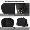 Picture of Flyekist Carrying Case for DJI Neo-Portable PU Protective Storage Bag with YKK Zipper for DJI Neo Fly More Combo,RC-N3 Remote Controller, Neo Intelligent Flight Battery & Aceessories-Texture Black