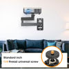 Picture of DAWASAPAT Universal Porjector Mount Foldable Projector Wall Mount 1/4" Screw, Adjustable Tilt&Swivel Hanging Projector Bracket Holder Wall Mount Hanger Rack Stand for Projector with Cable Ties