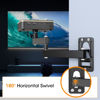 Picture of DAWASAPAT Universal Porjector Mount Foldable Projector Wall Mount 1/4" Screw, Adjustable Tilt&Swivel Hanging Projector Bracket Holder Wall Mount Hanger Rack Stand for Projector with Cable Ties