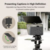 Picture of SMALLRIG Teleprompter for iPad Tablet up to 11 inch, NOT for Smartphone, SmallGoGo APP Supports PDF Picture Word TXT, Must Work with 15mm LWS Baseplate for Mirrorless DSLR Camcorder - 3646