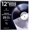 Picture of Big Fudge 25x Premium Vinyl Record Inner Sleeves - Clear 3-Ply Album Covers with Anti-Static Rice Paper - Master Vinyl Record Sleeves - Acid Free Protective Cover for 12" Records