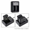 Picture of JJC LP-E6 Battery Charger USB Dual Slot for Canon EOS R6 Mark II R6 R5 Mark II R5 R7 R 90D 80D 70D 60D 6D Mark II 7D Mark II 5D Mark IV 5D Mark III 5D Mark II 5DS 5DS R Cameras