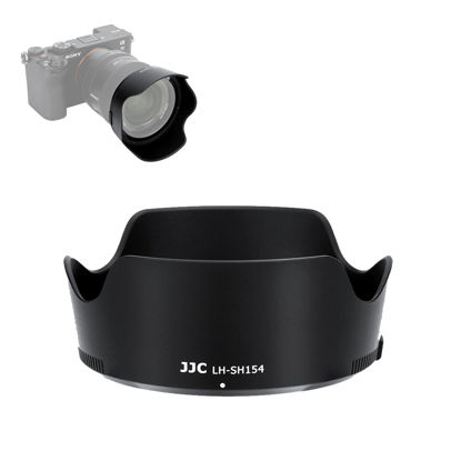 Picture of JJC ALC-SH154 Bayonet Reversible Lens Hood Shade for Sony FE 24mm f/1.4 GM Lens SEL24F14GM, Replaces Sony ALC-SH154 Lens Hood, Allows to Attach 67mm Filter & Lens Cap, No Vignetting
