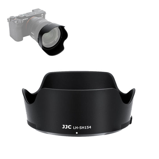 Picture of JJC ALC-SH154 Bayonet Reversible Lens Hood Shade for Sony FE 24mm f/1.4 GM Lens SEL24F14GM, Replaces Sony ALC-SH154 Lens Hood, Allows to Attach 67mm Filter & Lens Cap, No Vignetting