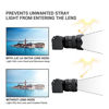Picture of JJC ALC-SH154 Bayonet Reversible Lens Hood Shade for Sony FE 24mm f/1.4 GM Lens SEL24F14GM, Replaces Sony ALC-SH154 Lens Hood, Allows to Attach 67mm Filter & Lens Cap, No Vignetting