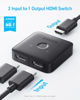 Picture of Anker HDMI Switch with 2 Pack 1ft HDMI 2.0 Cable, 4K@60Hz HDMI Splitter, 2 in 1 Out with Smooth Finish, Supports HDR, Dolby, Compatible with Laptops, PC, Xbox Series, PS5 / PS4, Projector, and More