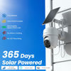Picture of Cinnado 2K Cameras for Home Security-2.4G WiFi Outdoor Camera Wireless Solar/Battery Powered, 360° Viewing, Human Detection, Color Night Vision, Cloud/SD Storage B6 (B6-White-3pack-2.4G)