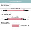 Picture of Gowjaw Adjustable Shoulder Strap:Comfortable iPad Strap Nylon Neck Lanyard for iPad/Samsung Tablet Case,Camera Binocular Crossbody Laptop Luggage Bag(Light Pink)