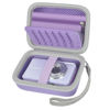 Picture of Grapsa Digital Camera Case for CAMKORY/for Kodak Pixpro/for VAHOIALD/for Sony DSCW800 830/ for Canon PowerShot 180 190. Kids Vlogging Cameras Storage Holder for Accessories (Box Only)-Purple