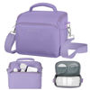 Picture of K&F Concept Camera Sling Bag Small Crossbody Camera Case DSLR/SLR/Cute Compact Shoulder Photography Bags for Photographers-Purple
